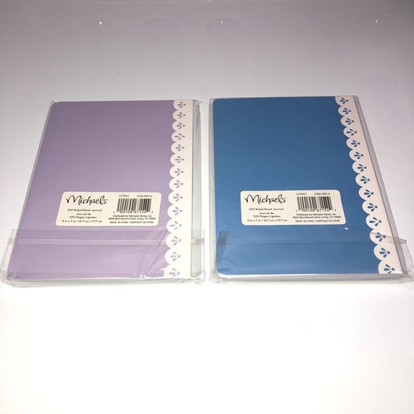 MICHAELS Journal 100 Page Ruled Sheet Flourish Set of 2 NEW! - Picture 10 of 13